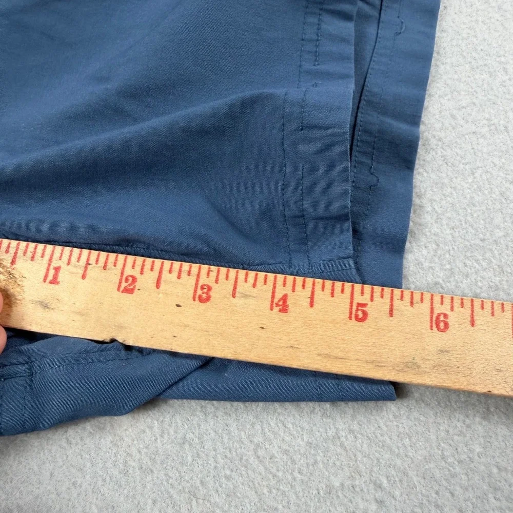 The North Face Mens Blue Hiking Shorts Size 40 Elastic Waist Outdoor Active